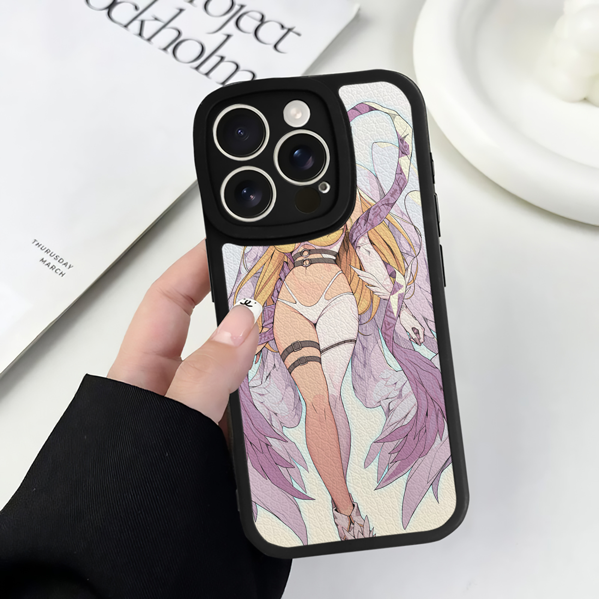 （画像用） Digimon デジタルモンスター/デジモン 【iPhone 16シリーズ対応】シリコンスマホケース（レザー調） 材質：シリコン